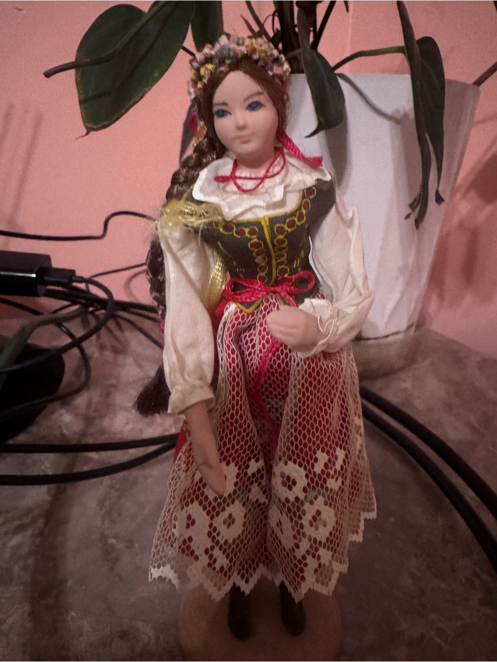 Vintage “ Lilki Regio Nalne “ doll 7 3/4”